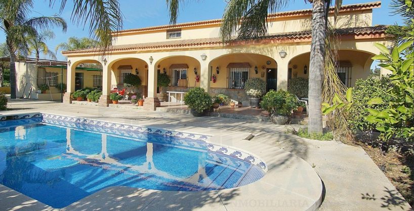 Villa Country House pool view terras2 Alhaurin el Grande Malaga Spain Magnificasa